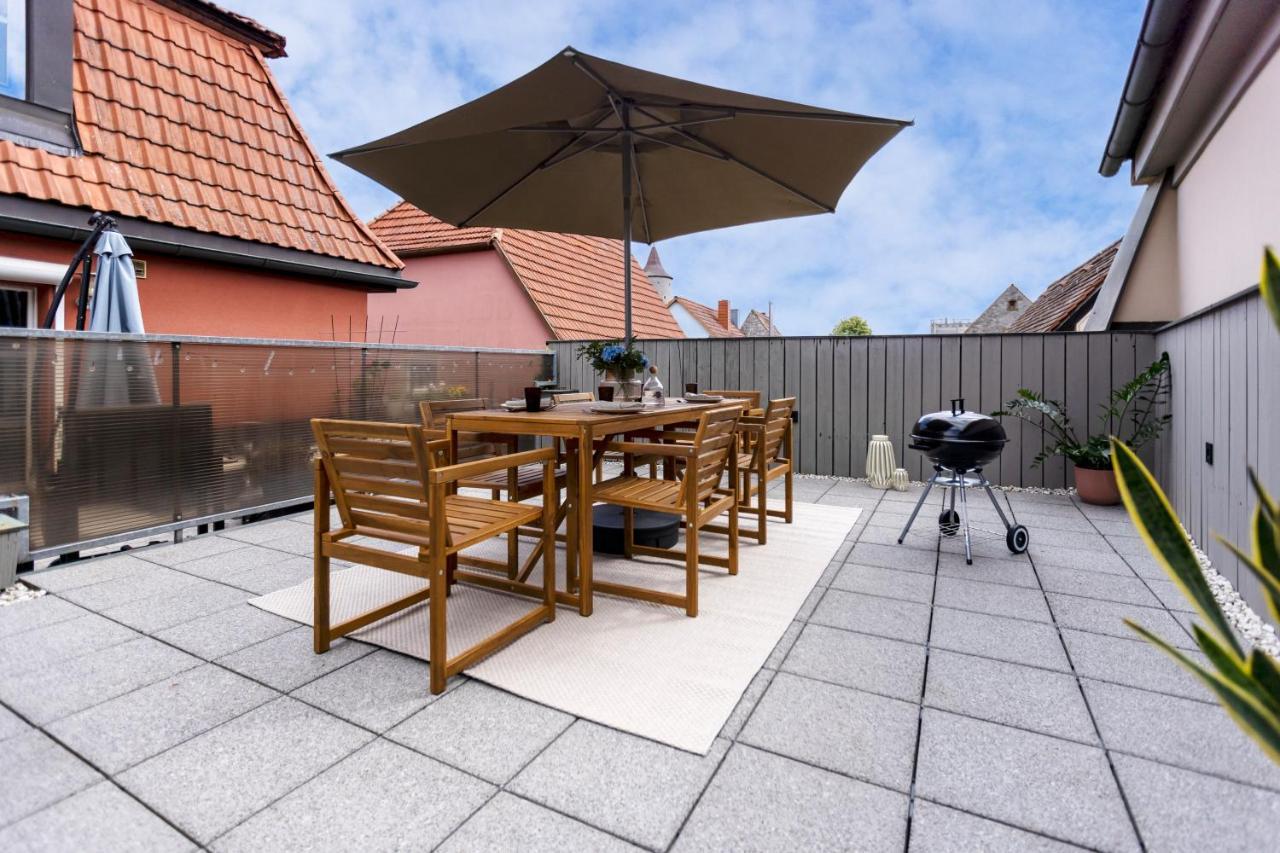 Fewos Am Main Mit Dachterrasse Zur Gemeinschaftlichen Nutzung Aller Apartments & Fahrradgarage - By Homekeepers Ochsenfurt Exteriér fotografie